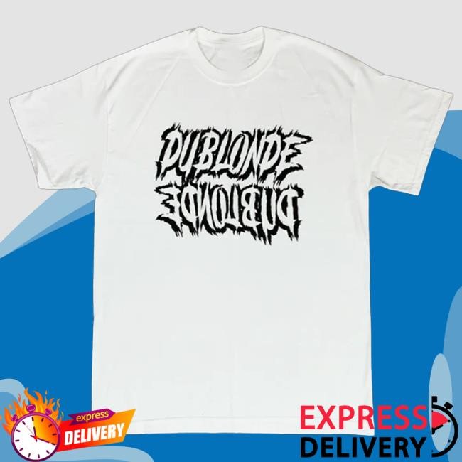 Official Daemontv Merch Du Blonde Mirror Logo Hoodie
