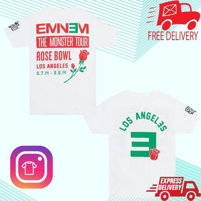 Eminem Store Eminem Rosebowl Event Crewneck Sweatshirt