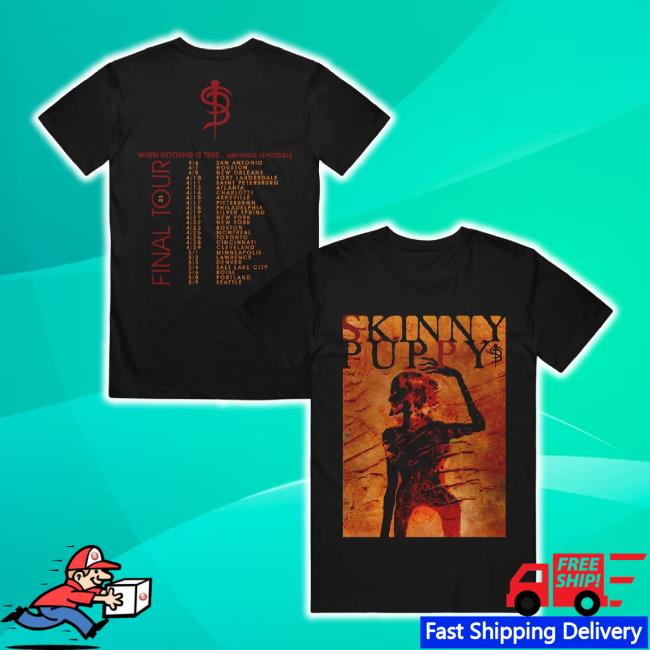 Trending Skinny Puppy Merch Store Scorched Man Tour Black Unisex Sweatshirt Skinny Puppy Shop