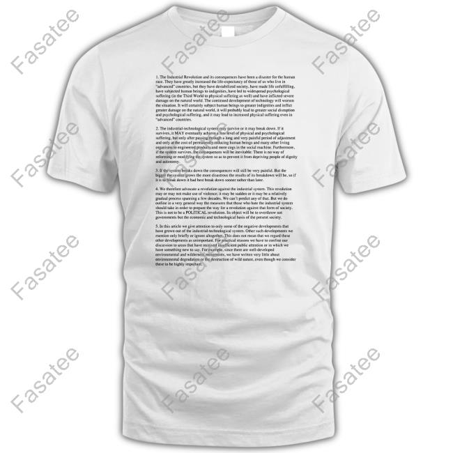 The Industrial Revolution And Its Consequences Have Been A Disaster For The Human Race Sweatshirt