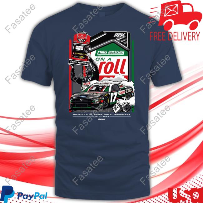 Chris Buescher 2023 Michigan Win Tee Shirt