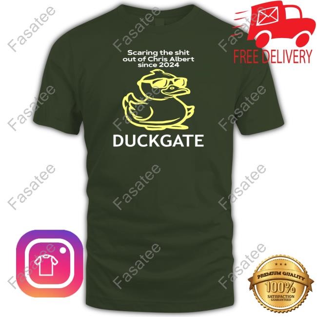 Scaring The Shit Out Of Chris Albert Since 2024 Duckgate Sweatshirt