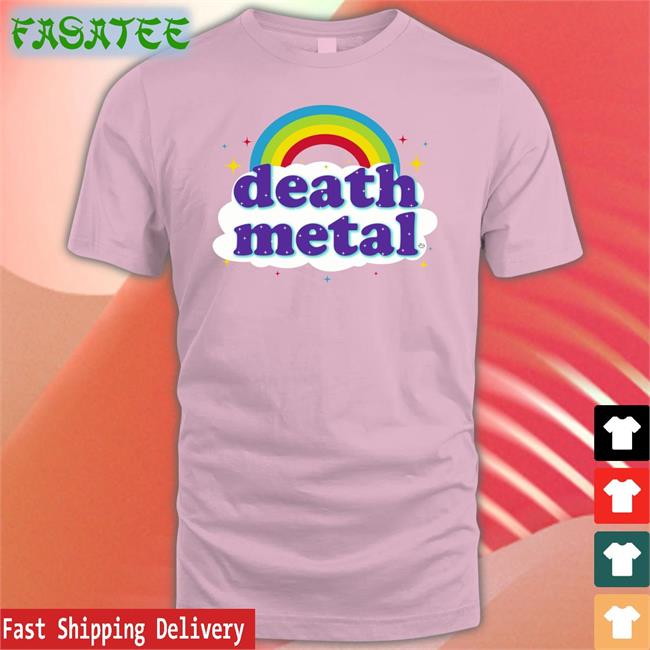 Goodie Two Sleeves Merch Death Metal Rainbow Official Shirt Weird Thrift Store Shirts
