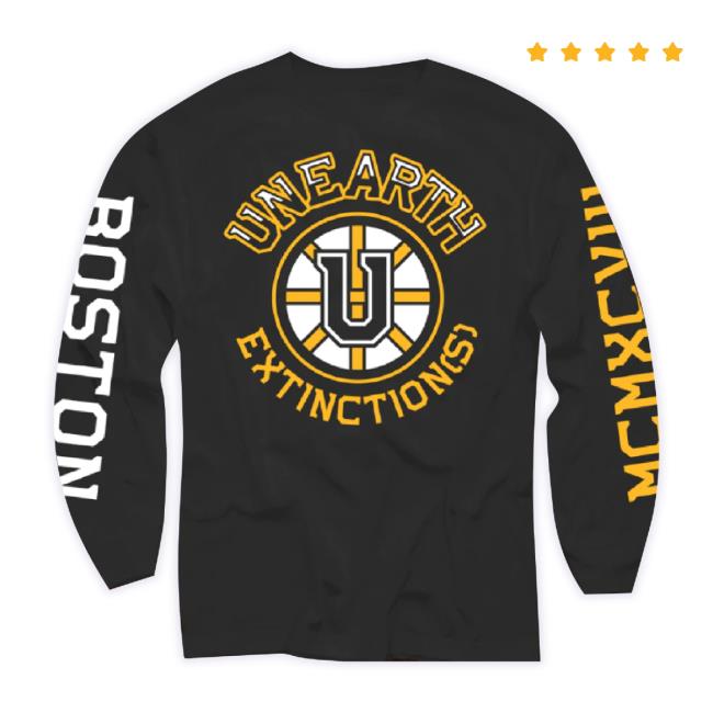 Official Merch Now Unearth Boston Black Tee Merchnow Shop