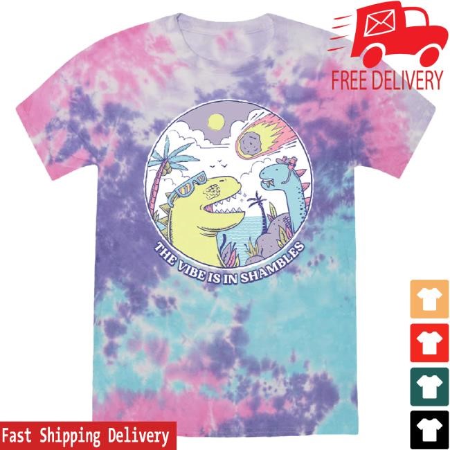 Let's Get This Thread Merch The Vibe Is In Shambles Colortone Tie Dye Tank Top