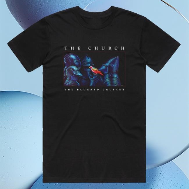 The Church Merch Blurred Crusade Black Hoodie Sweatshirt