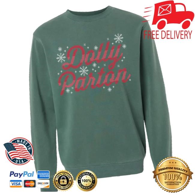 Trending Dolly Parton Merch Store Dolly Green Holiday T-Shirt