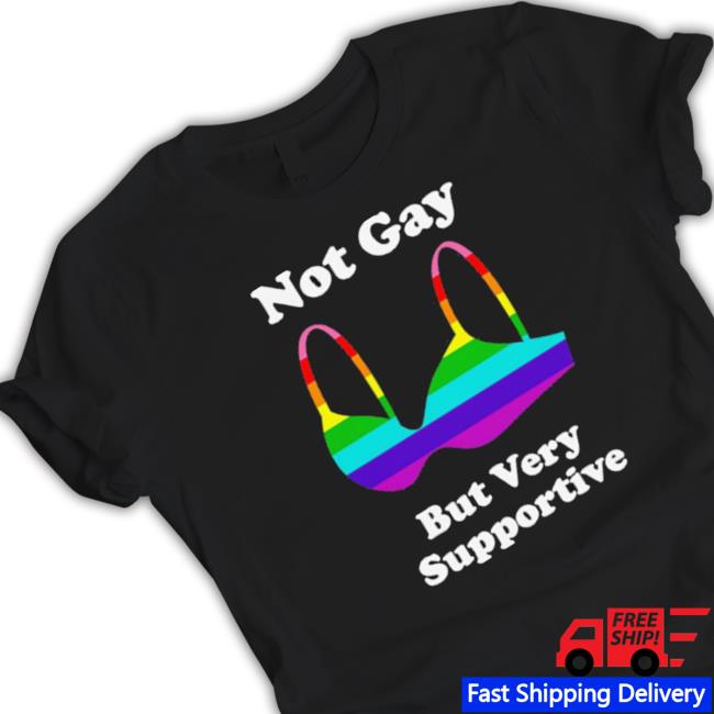 Design Not Gay But Very Supportive Crewneck Sweatshirt