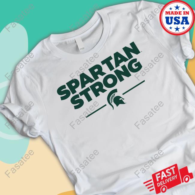 Nudgeprinting Spartan Strong Fundraiser T-Shirt Michigan State Gear