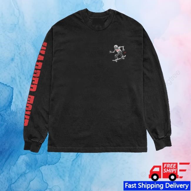 Vanswarpedtour Merch Store Shop Skate Skull Sweatshirt