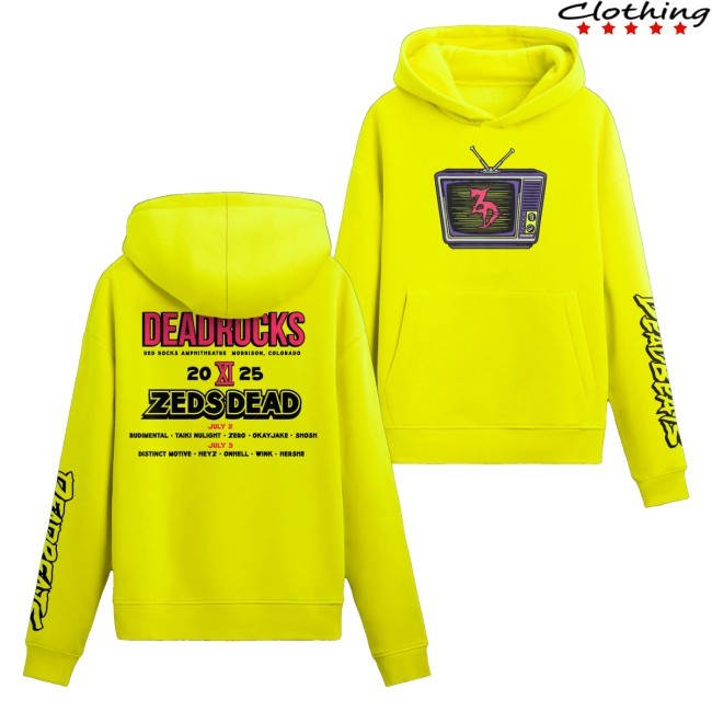 Official Zeds Dead Merch Deadrocks Xi- Premium Mid-Heavyweight Shirts Zeds Dead Merch Deadrocks Xi- Premium Mid-Heavyweight T-Shirt