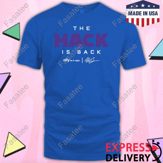 Alex Bowman The Hack Is Back Long Sleeve T Shirt Abrinc Shop