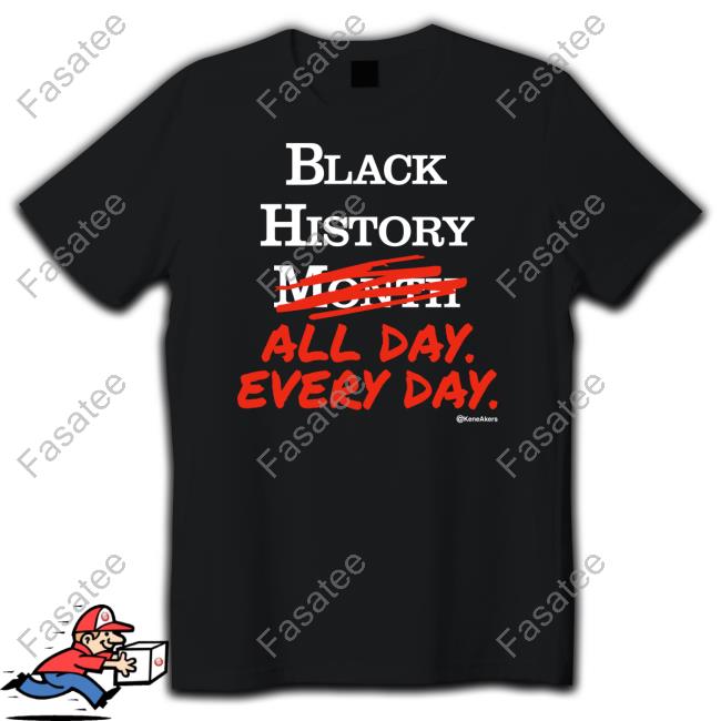 Black History Month All Day Every Day Keneakers Classic Shirt