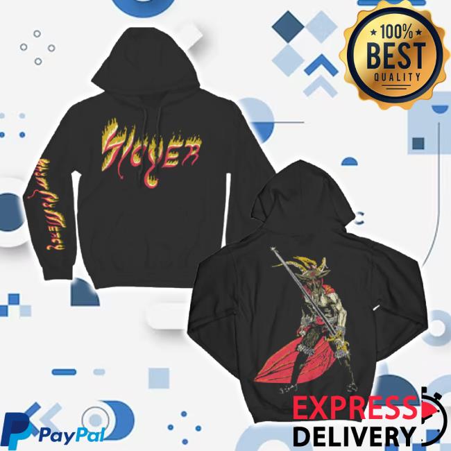 Original Show No Mercy Flames Hoodie Slayer Shop Merch Store