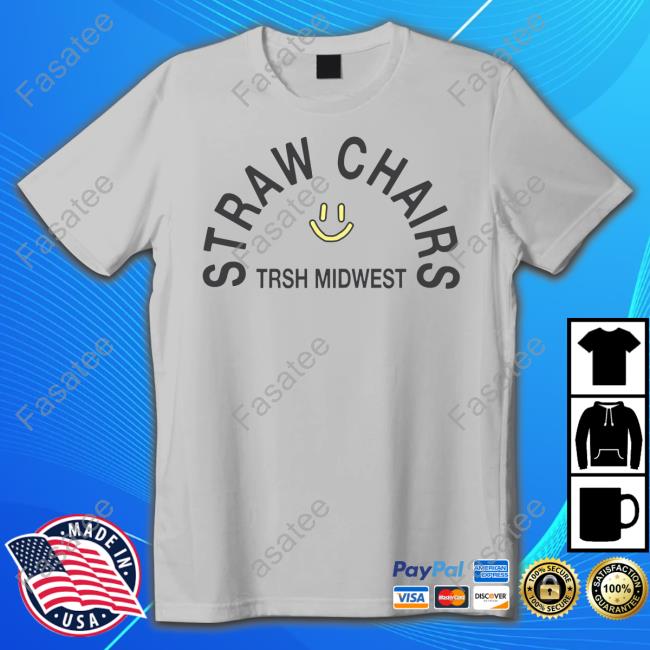 Straw Chairs Smiley Face Shirts