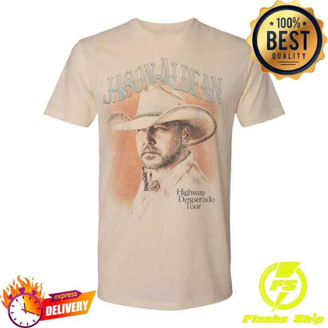 Jason Aldean Merch Store Highway Desperado Tour Vintage Photo Tank Top