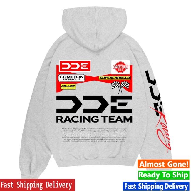 Dde Merch Shop Racing Team Heather Grey Hoodie