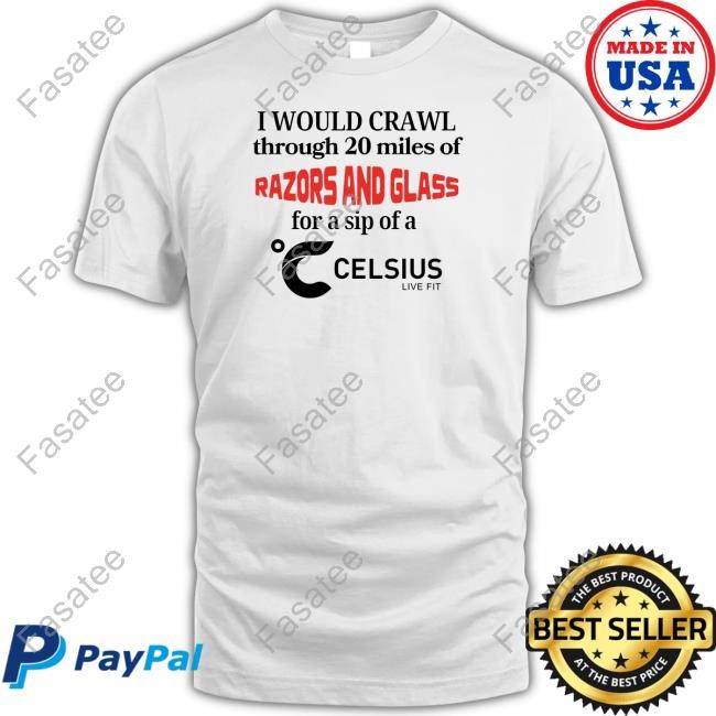 Unethicalthreads I Would Crawl Through Razors & Glass Celsius Hooded Sweatshirt