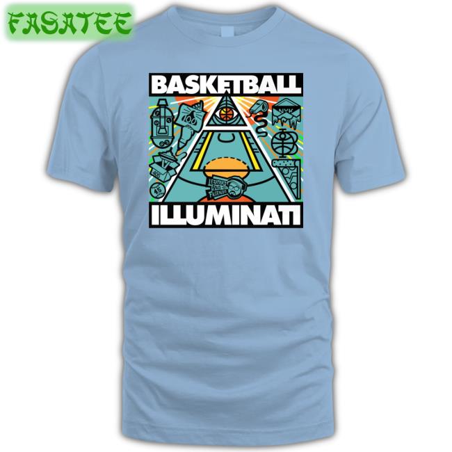 Basketball Illuminati T Shirt Lebatardaf Threadless