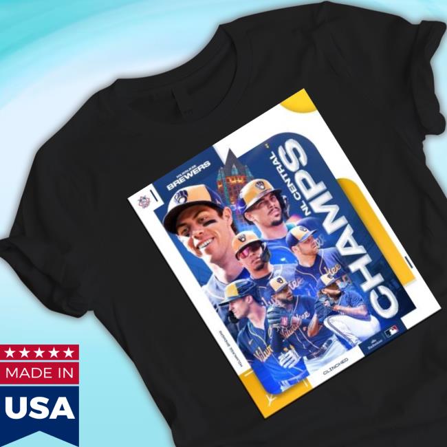 Milwaukee Brewers Clinched 2023 Nl Central Division Champions New Shirt