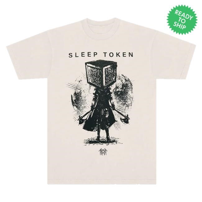 Sleep Token Official Merch Chokehold Ecru Zip Up Hoodie Sleep Token Official Merch Chokehold Ecru Long Sleeve T Shirt