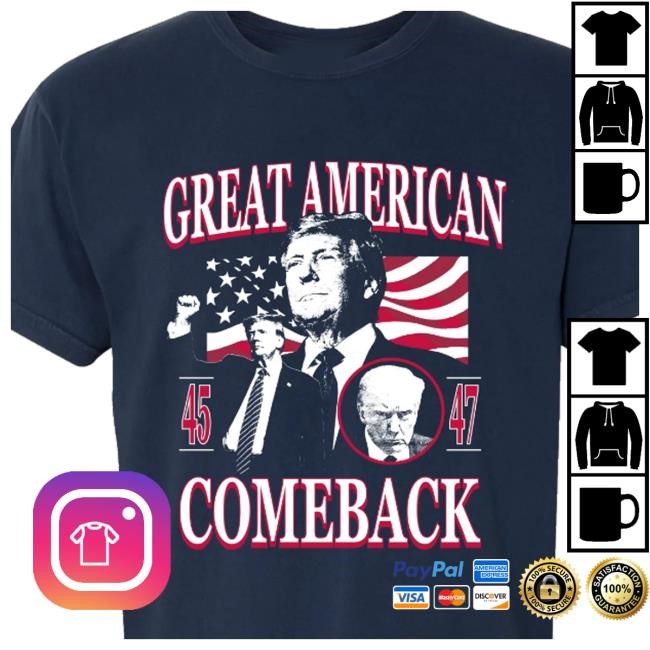 Oldrow Merch Shop Great American Comeback Hooded Sweatshirt