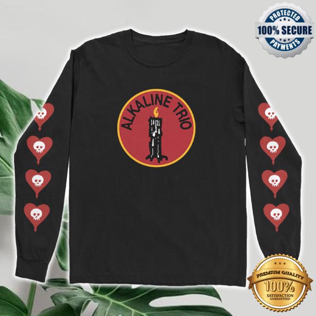 Original Alkaline Trio Merch Store Candle Shirts (Black) Alkalinetrio Shop