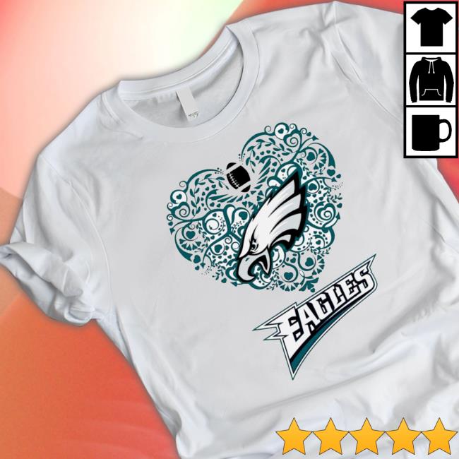 Philadelphia Eagles Football Heart Logo 2023 shirt, hoodie, tank top, sweater and long sleeve t-shirt