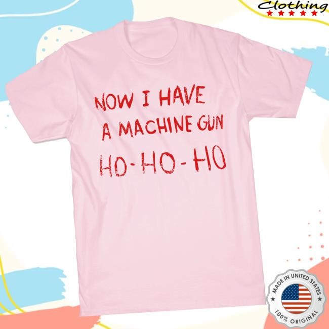 Lookhuman Merch Shop Now I Have A Machine Gun Crewneck Sweatshirt