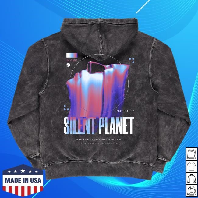 Silent Planet Merch Store Melting Face Mineral Dye Shirt