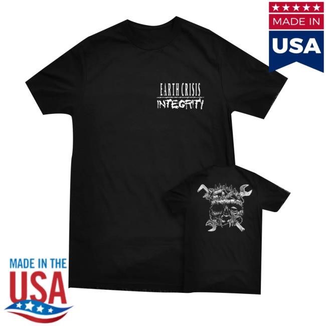 Holymountainprinting Merch Store Shop Integrity Earth Crisis Mash Up Logo Hoodie Sweatshirt