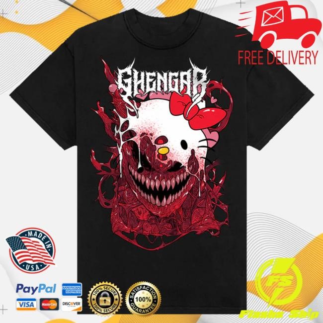 Official Ghastly Merch Gastly Gengar Hello Gengar Tee