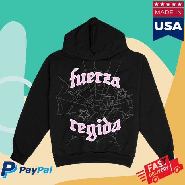 Fuerza Regida Merch Store Fuerza Spider Hoodie