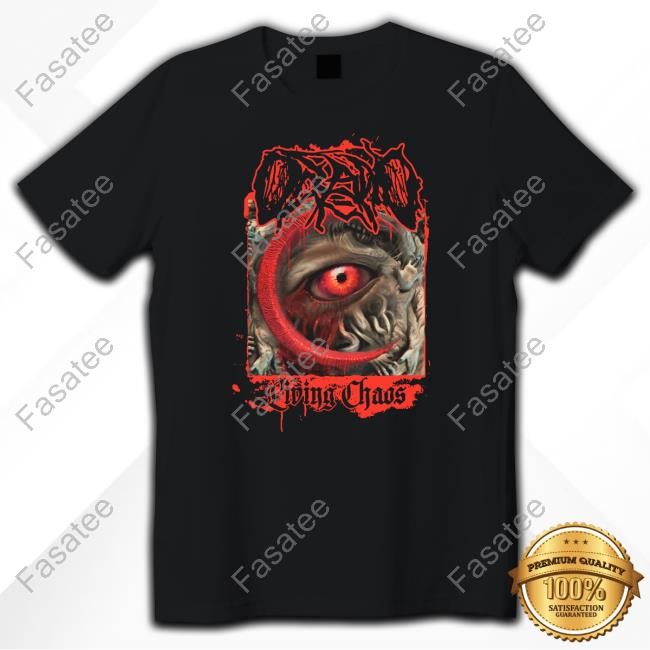 Oceano Merch Oceano Living Chaos Album Art Tee Shirt
