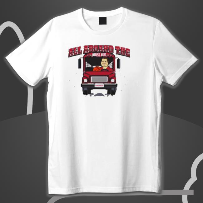 Top Arkansas All Aboard The Muss Bus T-shirt