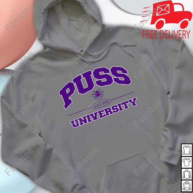 Puss University Hoodie Sweatshirt