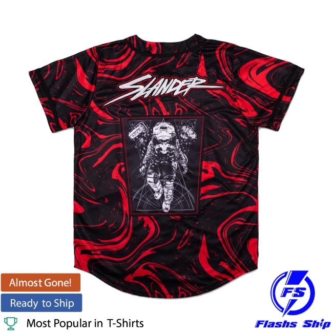 Slander Merch Store Spaceman Jersey Shirt