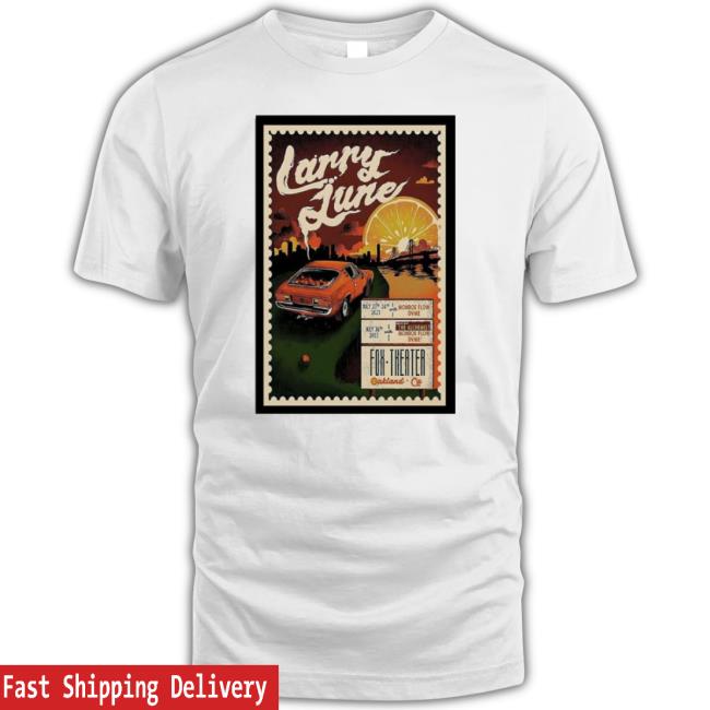 Larry June Concert Tour Fox Theater Oakland, Ca July 23, 24, 26 2023 Poster Sweater