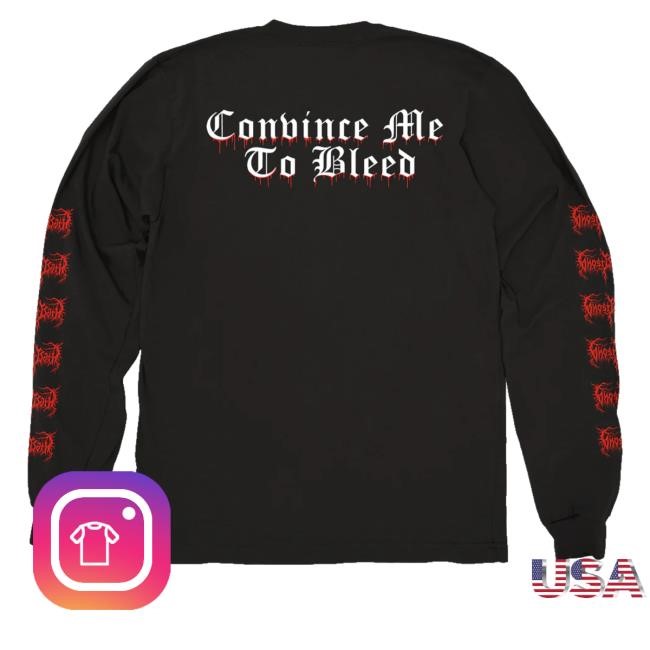 Official Ghost Bath Convince Me To Bleed Tee Evil Greed Merch Store