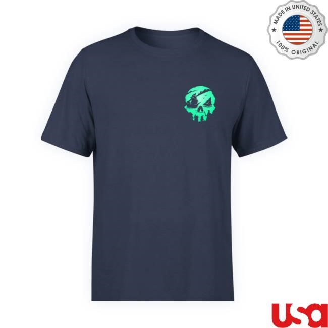 Sea Of Thieves 2Nd Anniversary Pocket Men's T-Shirt - Navy Hoodie