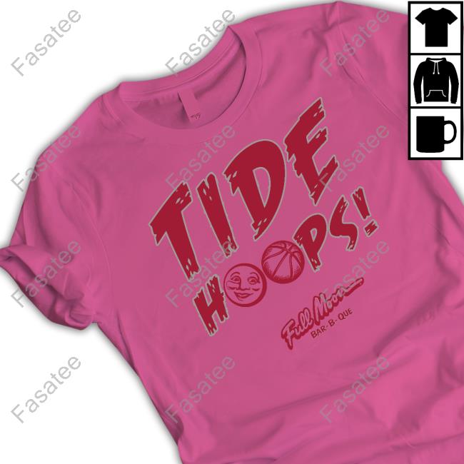 Nate Oats Tide Hoops Full Moon T Shirt Nate Oats Tide Hoops Full Moon Shirts BlueCollarBasketball