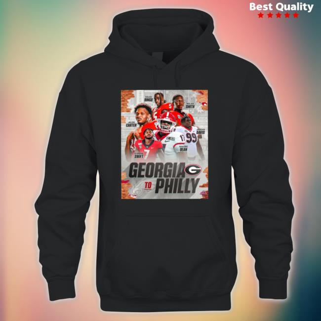 Georgia To Philly Philadelphia Eagles And Georgia Bulldogs shirt