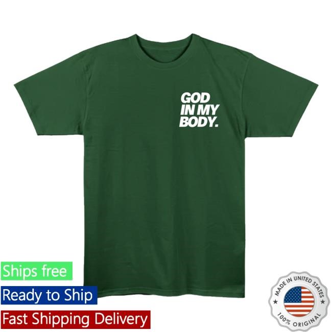 Aj Mcqueen Merch God In My Body Unisex Sweatshirt Green
