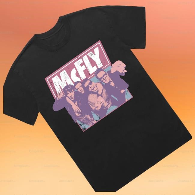 Mcfly Merch Shop Store Summer 2025 Tour Black Hoodie