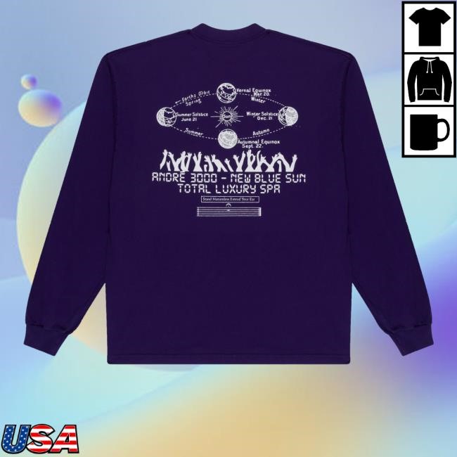 Andre3000 Shop Merch Music In Space Long Sleeve Shirt