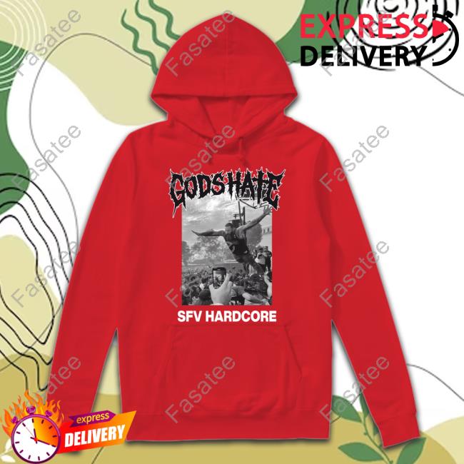 Closedcasketactivities Merch God's Hate Sfv Hardcore Tee