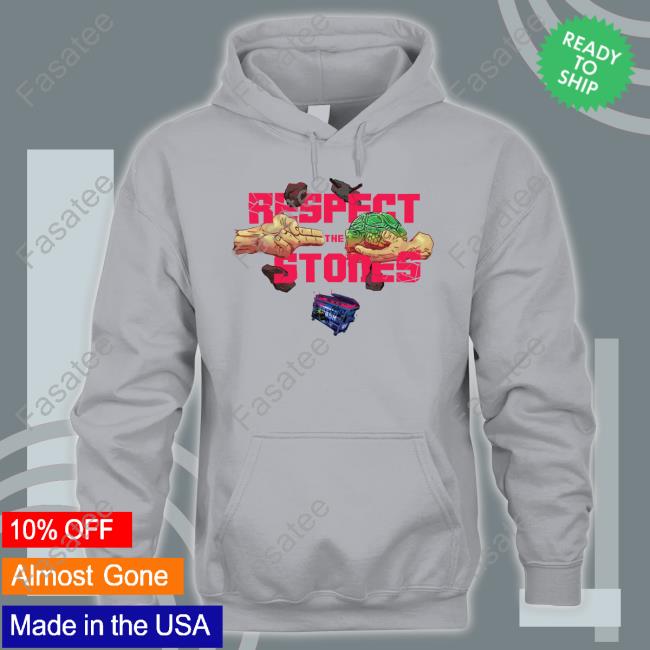Brian F Merch Respect The Stones Tee Shirt Brian F Merch Respect The Stones Hoodie