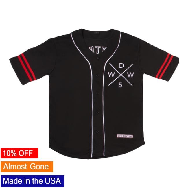 Original 8 Letters Baseball Jersey Unisex Sweatshirt Why Don't We Shop Merch Store