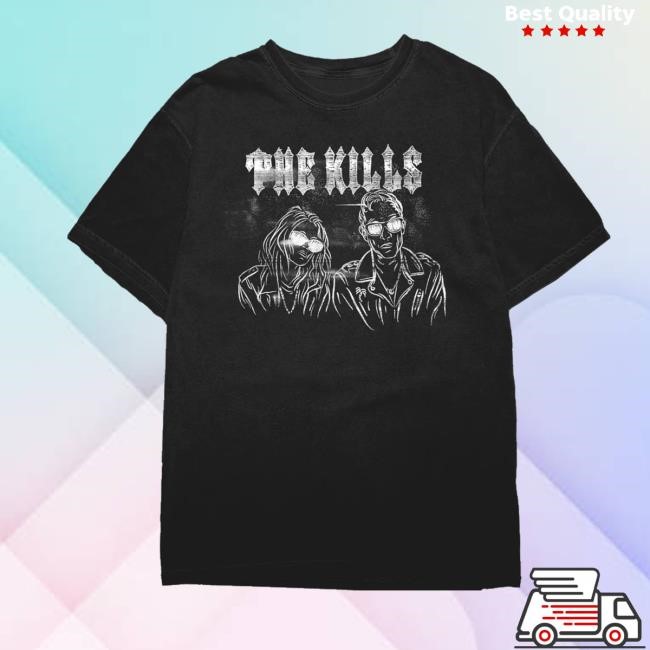 The Kills Merch Store Shop Xerox Sketch T-Shirt The Kills Merch Store Shop Xerox Sketch New Shirt