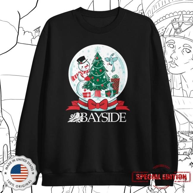 Trending Bayside Store Merch Snowglobe Black Hoodie
